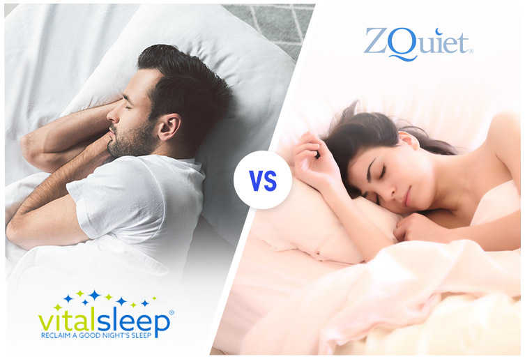 ZQuiet® or VitalSleep® – Which One Will Help You Stop Snoring?